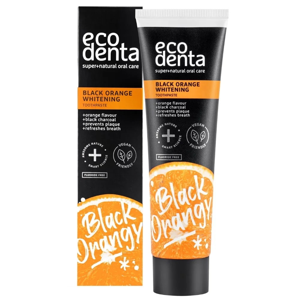 Ecodenta Black Orange - vitgörande tandkräm utan fluor