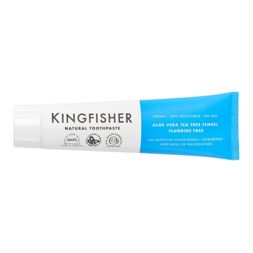 Kingfisher Aloe Vera Tea Tree & Fänkål - Fluorfri tandkräm