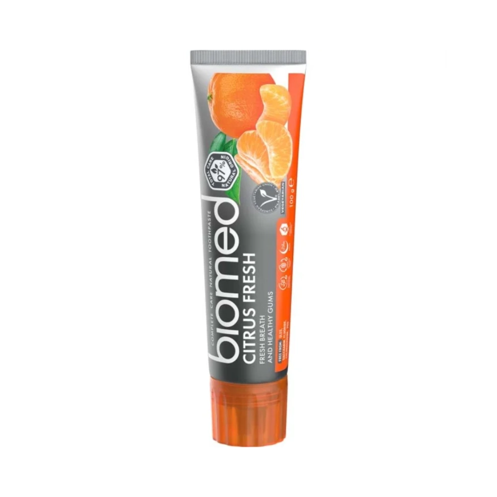 Biomed Citrus Fresh - Tandkräm med citrus utan fluor