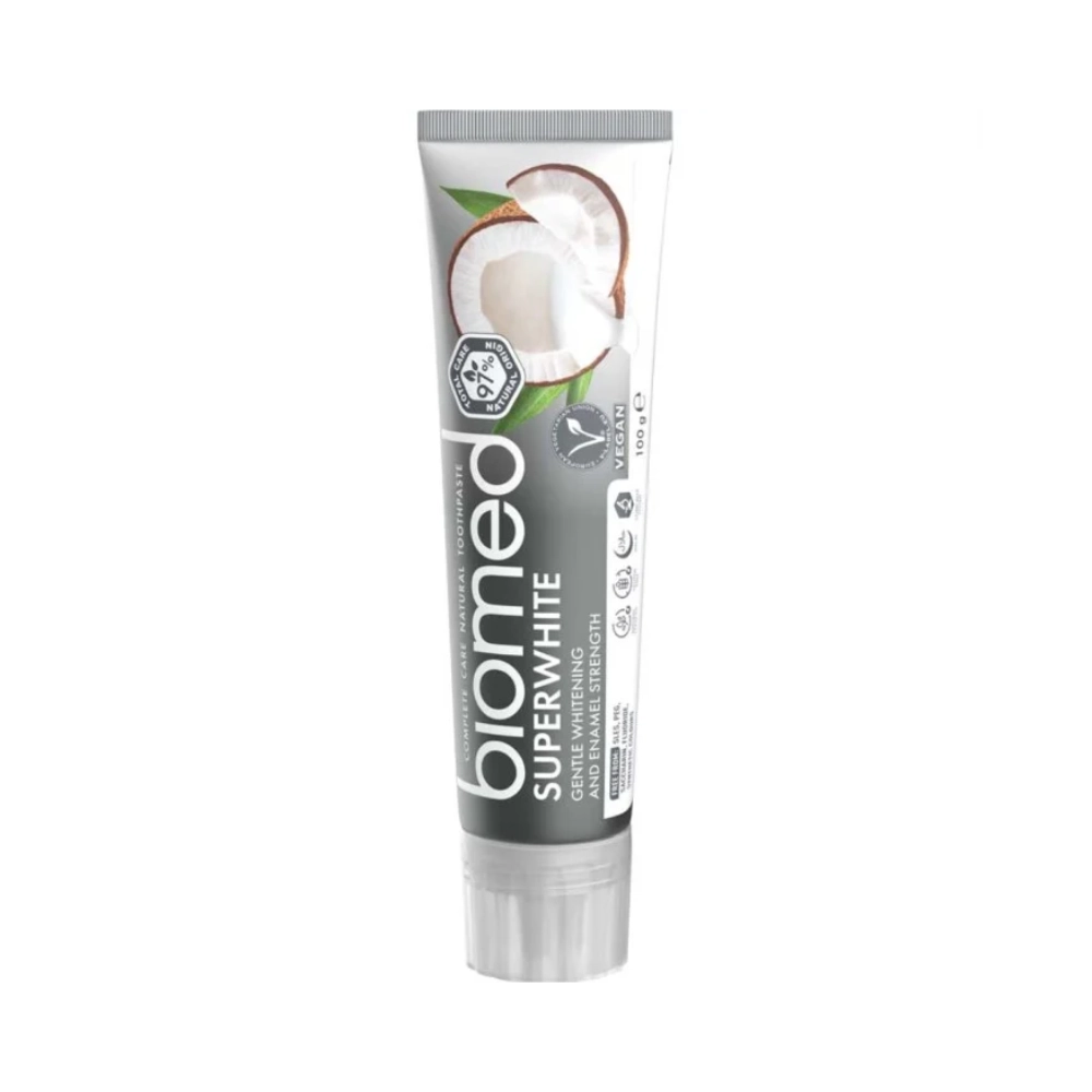 Biomed Superwhite - vitgörande tandkräm utan fluor
