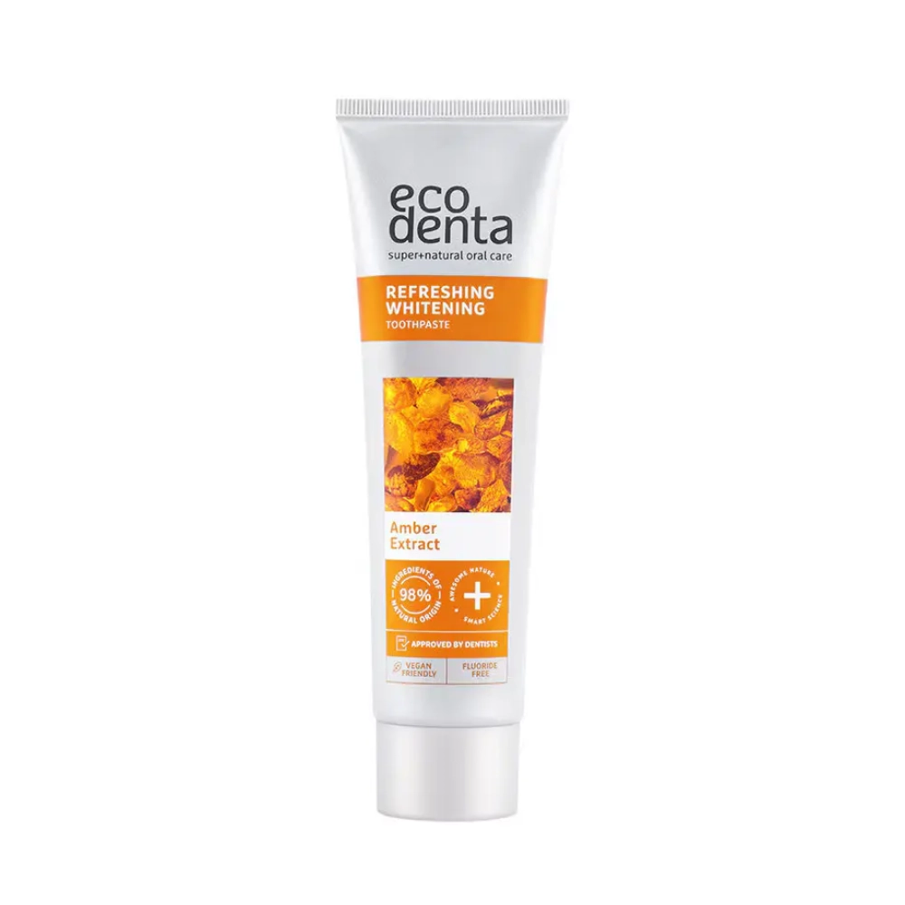 Ecodenta Amber Whitening - vitgörande tandkräm utan fluor