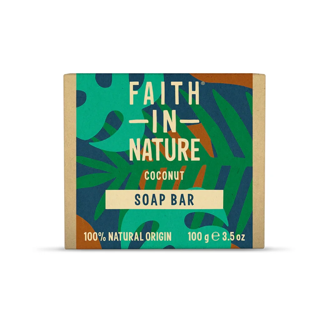 Faith in Nature - Fast Tvål Kokos - 100g 