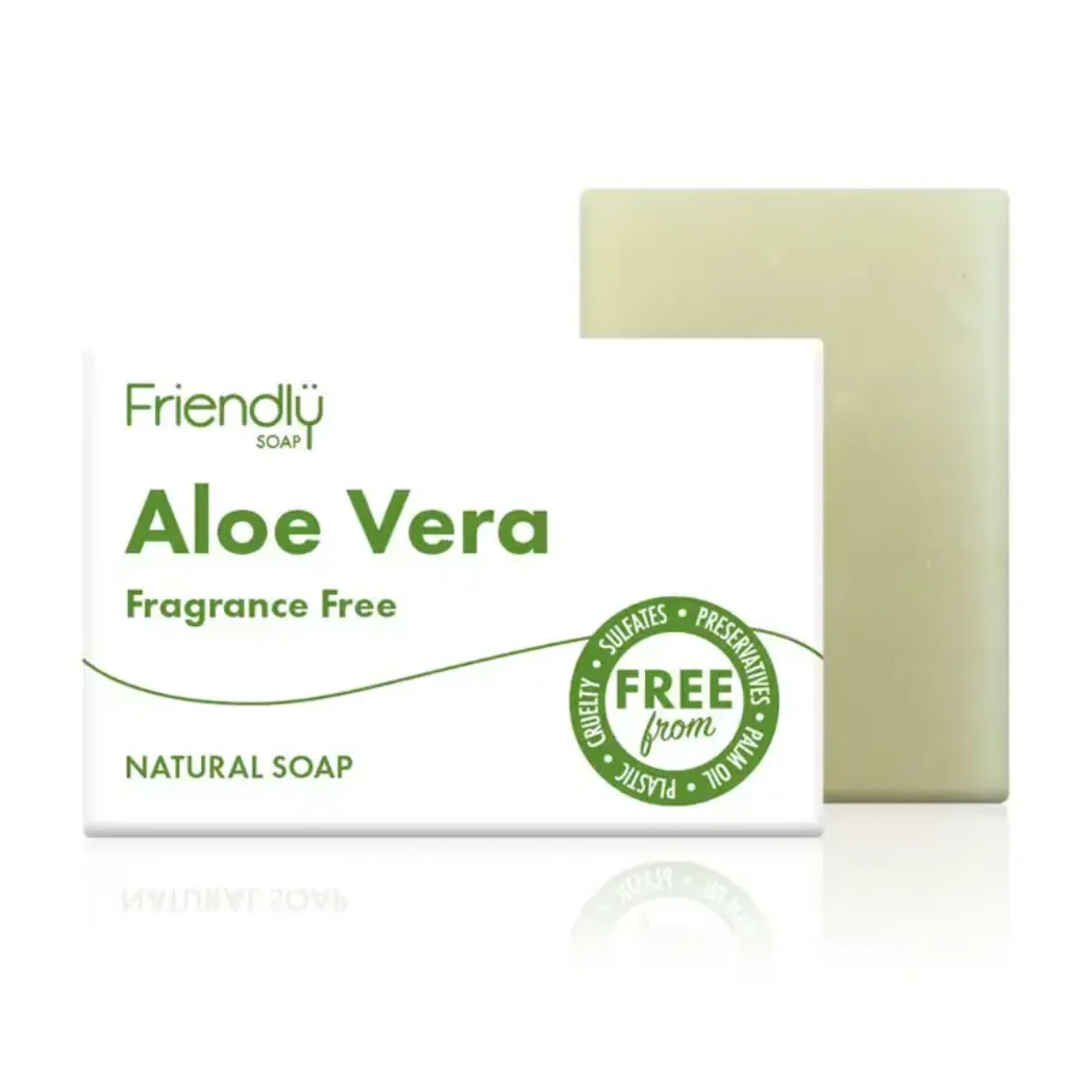 Friendly Soap Aloe Vera - Naturlig fast tvål med Aloe Vera