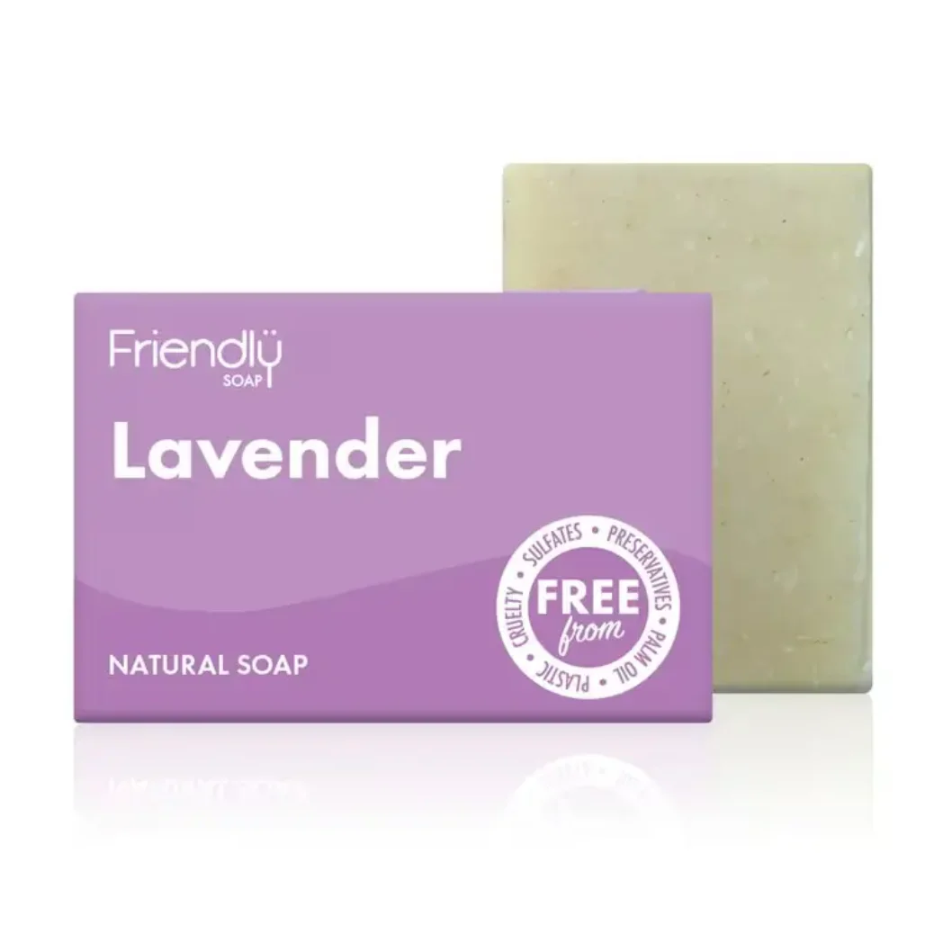Friendly Soap Lavender - Naturlig mild tvål med lavendel 