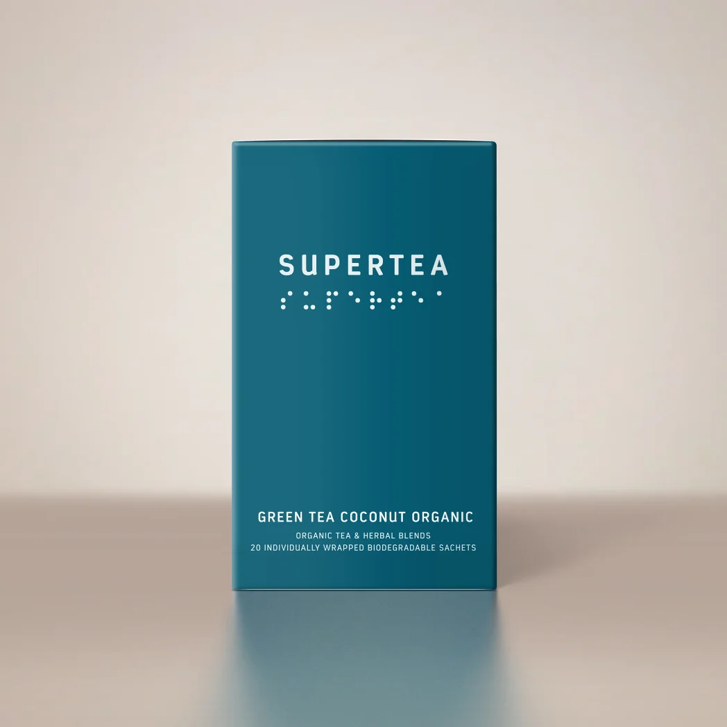 Green Tea Coconut Organic Te - Supertea - 20 påsar