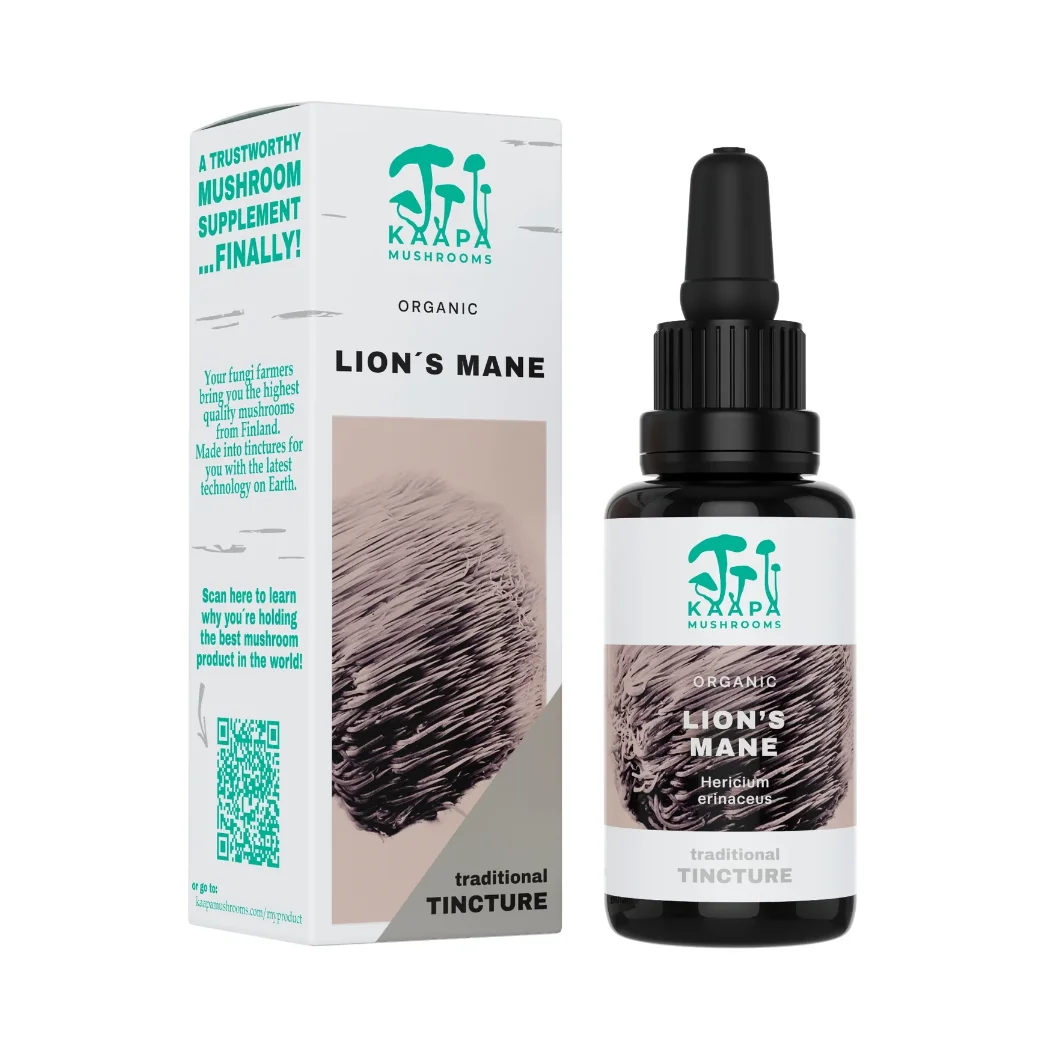 Lion's Mane Svampextrakt - KÄÄPÄ Mushrooms 