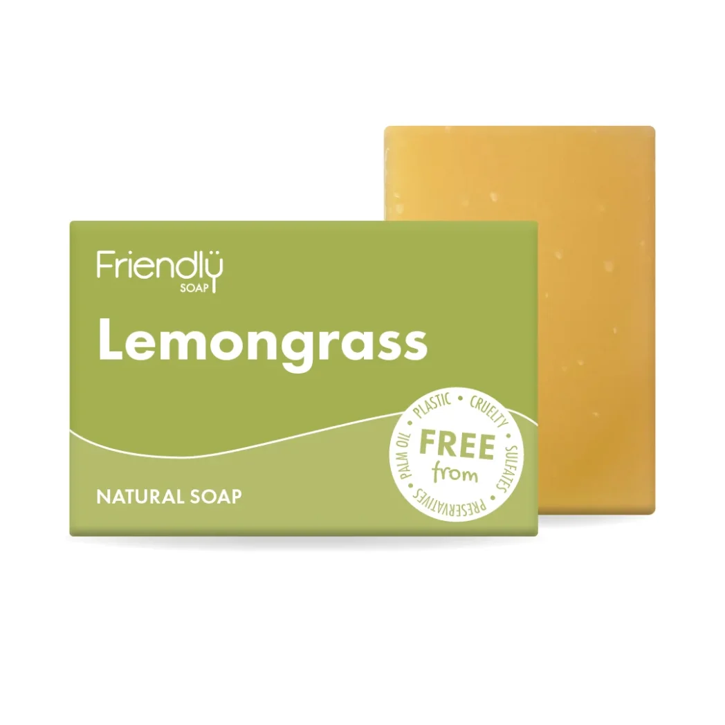 Tvål Citrongräs & Hampa - Friendly Soap - 95g 