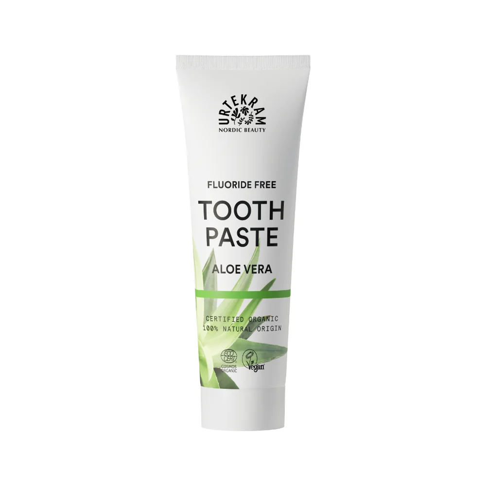 Urtekram Aloe Vera - fluorfri vegansk tandkräm - 75ml