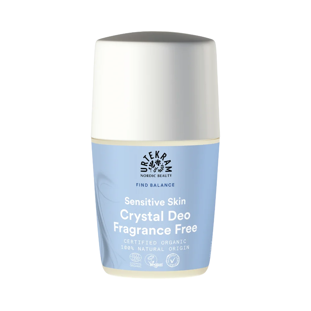 Urtekram Sensitive Skin Crystal - doftfri utan aluminium för känslig hud - 50ml