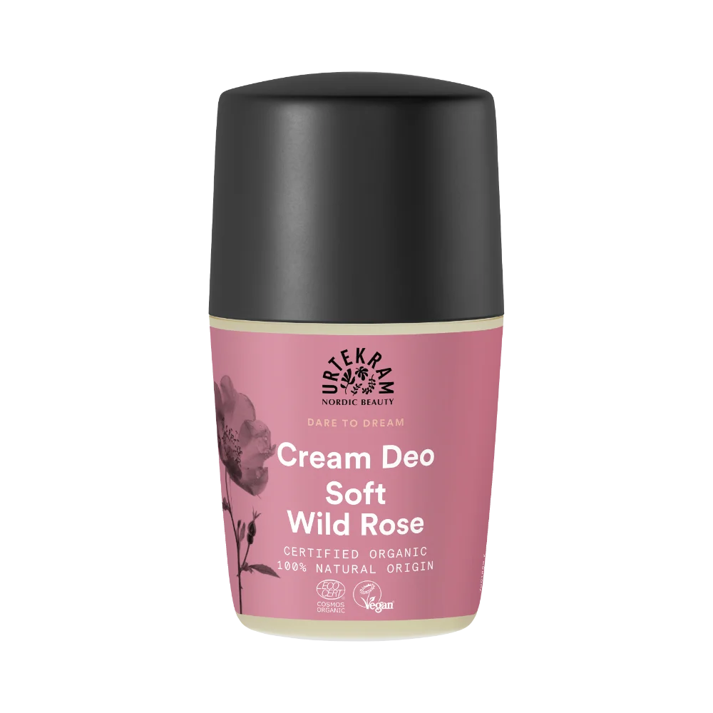 Urtekram Soft Wild Rose Cream Deodorant  - utan aluminium - 50ml