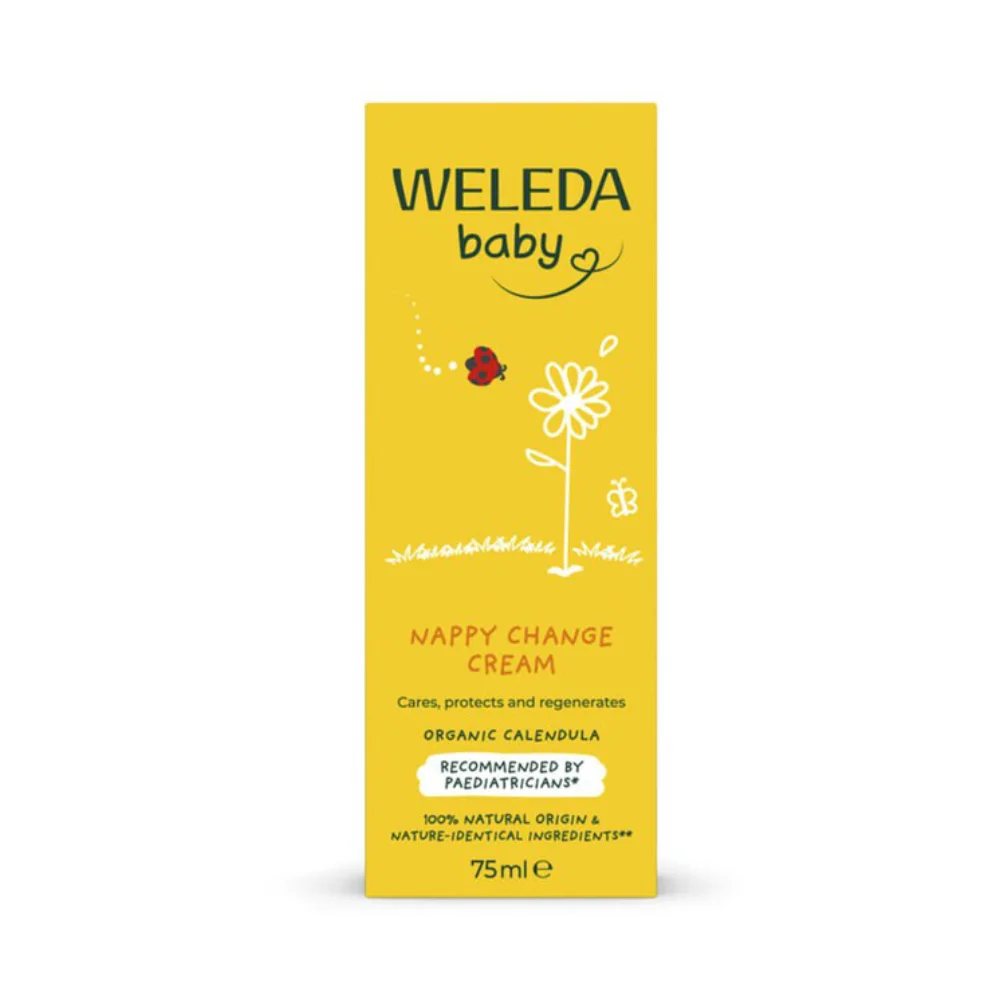 Weleda Baby Nappy Cream - Kräm för irriterad hud efter blöjor - 75ml