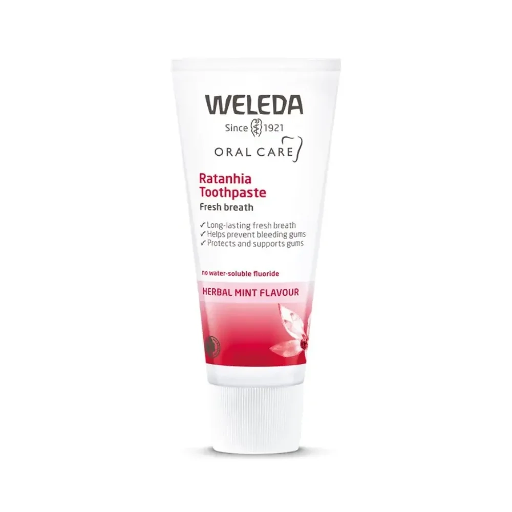 Weleda Ratanhia Toothpaste – fluorfri tandkräm med ratanhia
